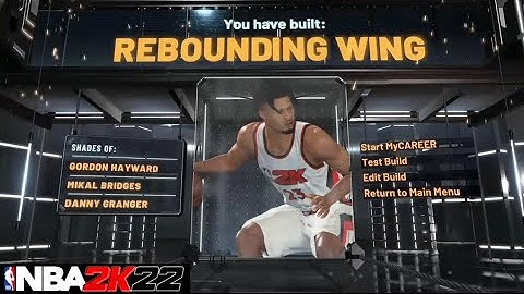 REBOUNDING WINGS ARE BACK ON NBA 2K22! THE BEST SF REBOUNDING WING BUILD TUTORIAL!😈