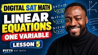 Digital SAT Math Linear Equations | One-Step, Two-Step, Desmos & Word Problems