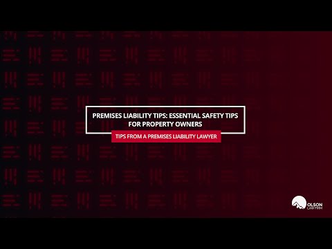 Premises Liability Tips: Essential Safety Tips for Property Owners from A Premises Liability Lawyer