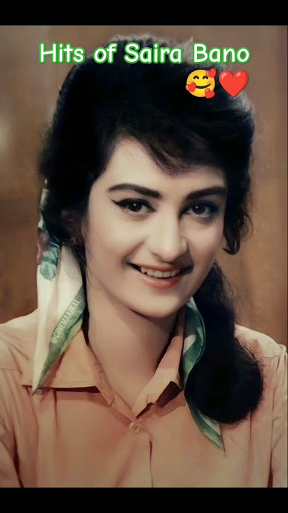Unse Mili Nazar 💘Jhuk Gaya Aasman 💘Rajendra Kumar 💞Saira Bano 😍🌹 Lata Mangeshkar 🌹🎶