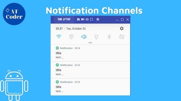 Notifications Part 1 - Create Notification Channels - Android Studio