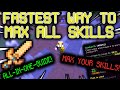 (UPDATED) FASTEST WAY TO LEVEL UP EVERY SKILL! - Hypixel Skyblock