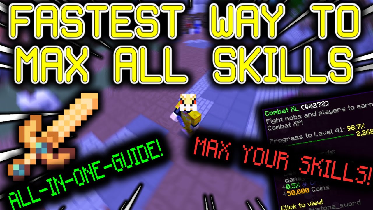(UPDATED) FASTEST WAY TO LEVEL UP EVERY SKILL! Hypixel Skyblock YouTube