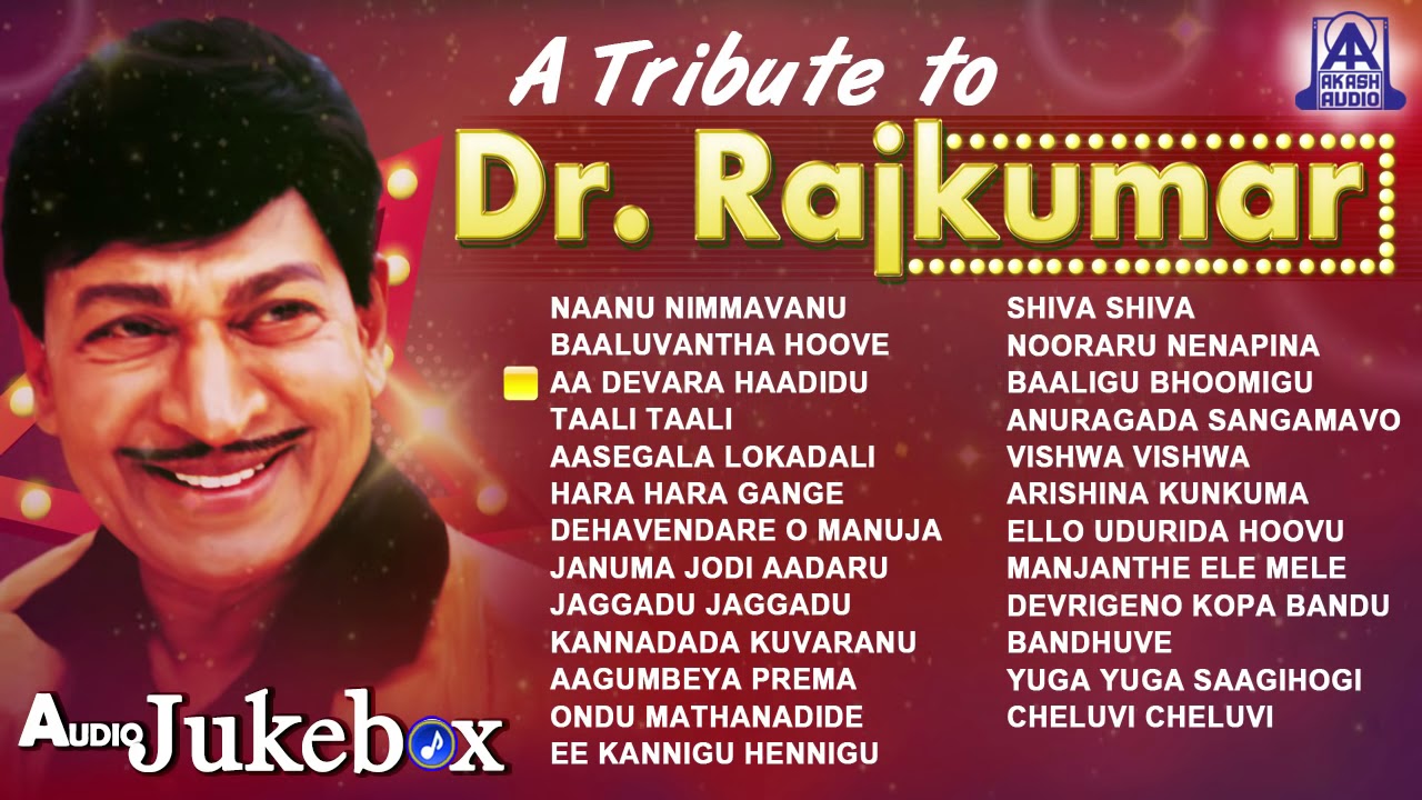 A Tribute To Dr Rajkumar  Best Kannada Songs Of Dr Rajkumar