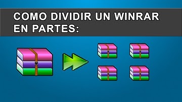 TUTORIAL Como dividir archivos en varias partes con WinRAR