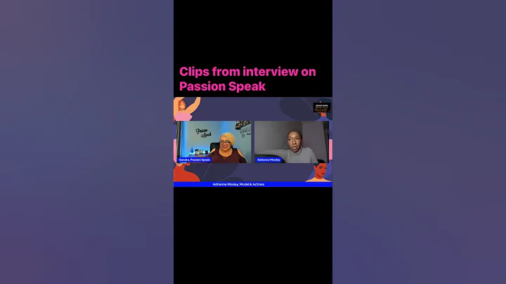 #interview with@Sandra Jennings  #PassionSpeak #mo...