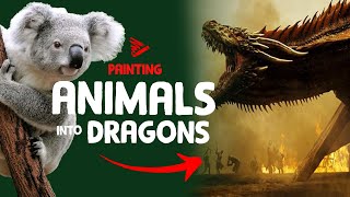 Turning Random Animals Into Dragons