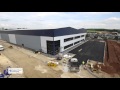 Samuel grants new warehouse  leeds  construction timelapse