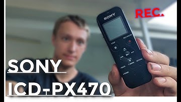 Sony ICD-PX470: Basic Tutorial - How to record, and access files.