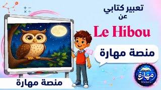 تعبير كتابي بالفرنسية عن البومة      le hibou