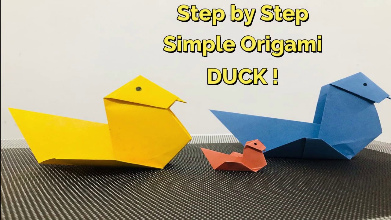 How to make origami Paper Duck | Easy | Step-By-Step | Duck Family