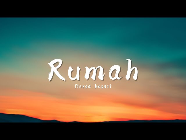 Fiersa besari - Rumah (Lyrics music) class=