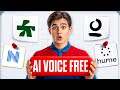 Top 5 FREE AI Voice Generators Like ElevenLabs | Realistic AI Voice &amp; Voice Cloning 🔥