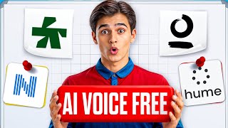 Top 5 FREE AI Voice Generators Like ElevenLabs | Realistic AI Voice & Voice Cloning 🔥
