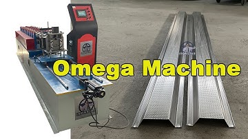 Omega profile roll forming machine | Furring channel roll forming machine in Israel