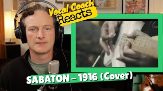 Vocal Coach REACTS  SABATON '1916' Motorhead Cover