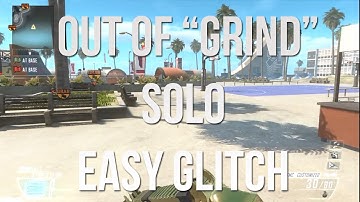 Black Ops 2 Glitches | Out of the map "Grind" Solo | Easy and fun glitch
