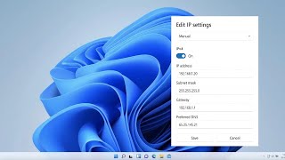 How to Assign Static IP Address in Windows 11
