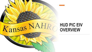 HUD PIC EIV Overview