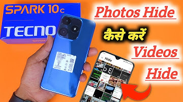 Tecno Spark 10C : How to Hide Photos | Tecno Spark 10C me Photo Hide Kaise Kare