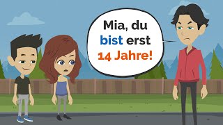 Deutsch lernen | Mia hat einen Freund? | Wortschatz und wichtige Verben