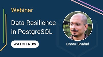 Talk | Data Resilience in PostgreSQL