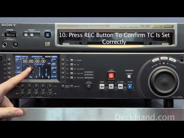 SONY HDCAM HDW-D1800 VTRデッキ 本体のみ 動作OK