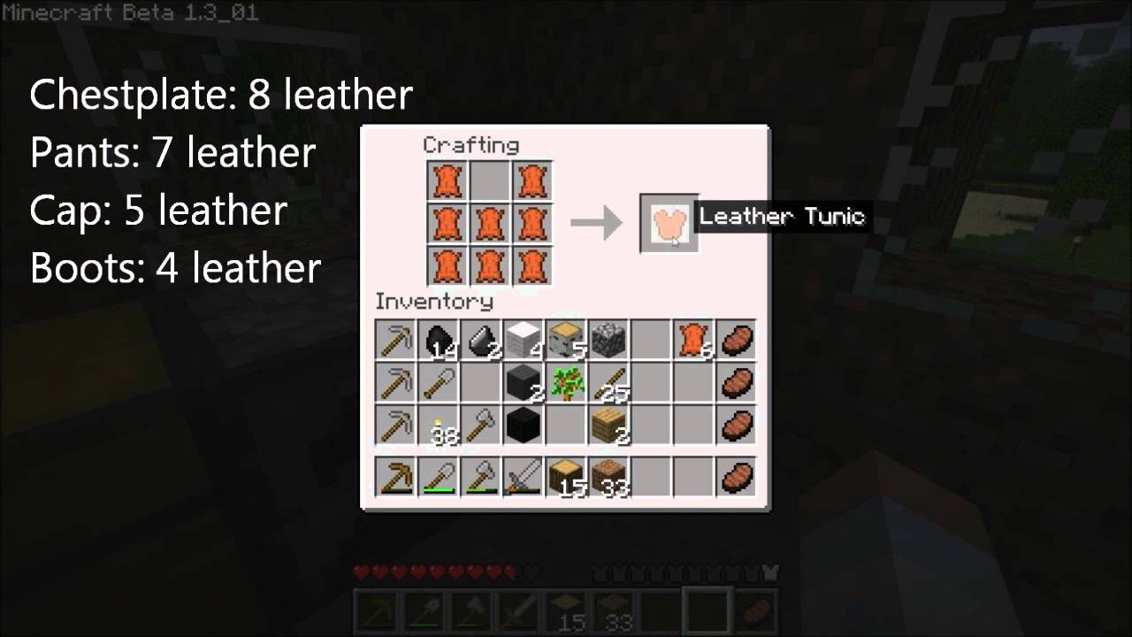 How To Create Leather Armor In Minecraft YouTube