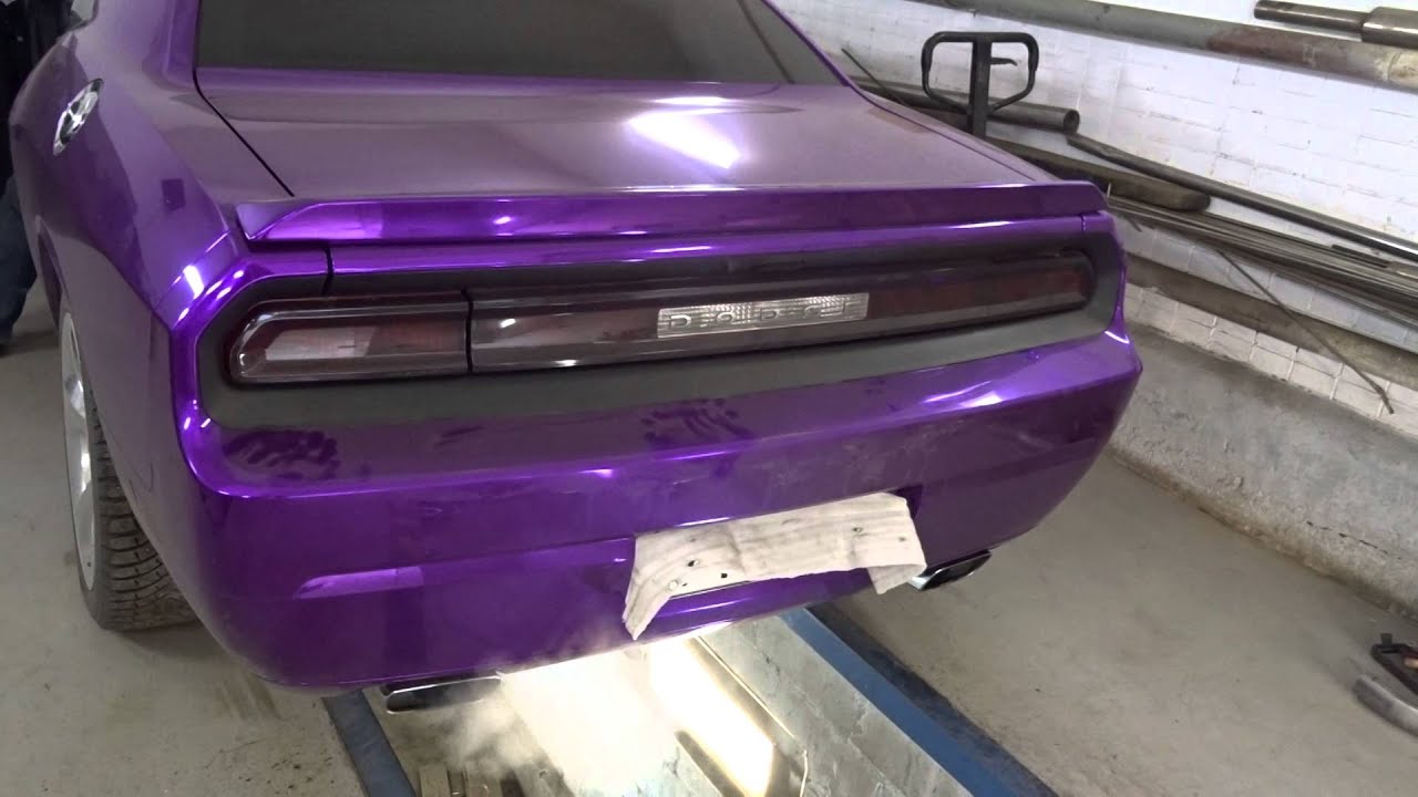 Dodge challenger выхлоп