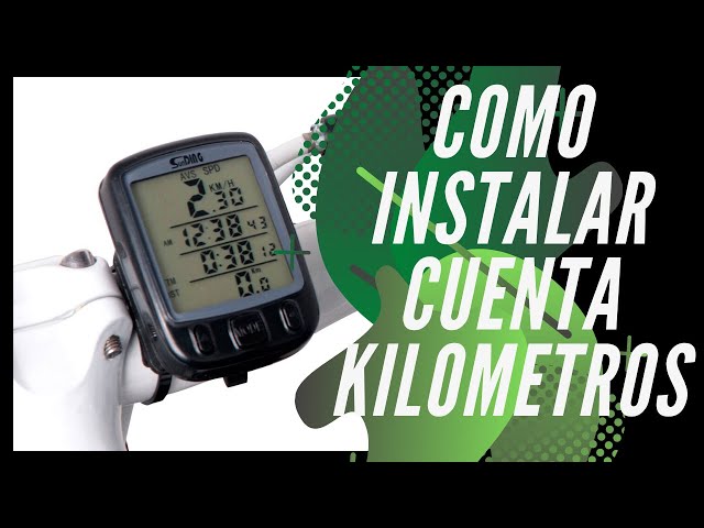 Método para instalar el cuentakilómetros en el manillar de la