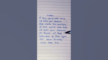 Thumbnail of Kendrick Lamar - Luther (Lyrics) #kendricklamar #luther #lyircs