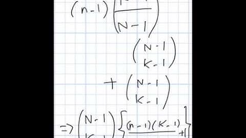 Hypergeometric Distribution: Variance