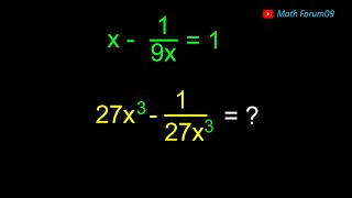 Algebra Solved for Volume || Math magic tips & trick _Math Forum09