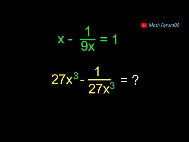 Algebra Solved for Volume || Math magic tips & trick _Math Forum09 class=