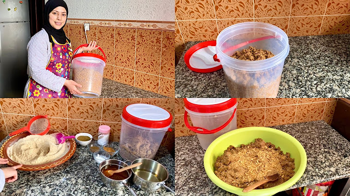 بكيلو لوز؟!؟وجدت سطل ديال سلو أو السفوف👌🏻مقوم ومعلك على حقو وطريقو 😊