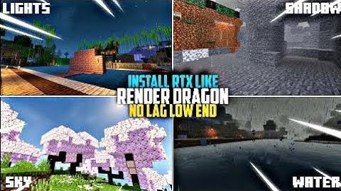 INSANE [1.20+] MINECRAFT PE SHADER FOR LOW END DEVICE FOR RENDER DRAGON!!