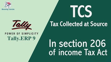 TCS in Tally | Tendu Leaves | Human Consumption | TCS on Minerals Coal Iron | Bullion |  Jewelry