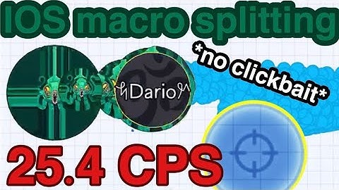 IOS MACRO SPLITTING - no JB, no PC, no HACKS