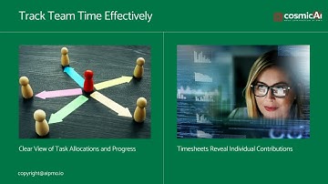 Timesheet Management Module in cosmic AI PMO Software