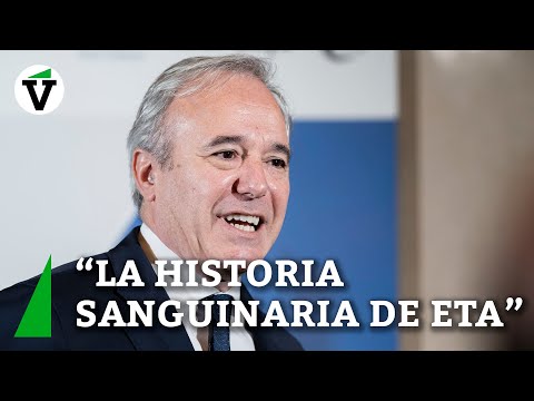 Azcón asegura que la moción de censura de Pamplona le recuerda "la historia sanguinaria de ETA"