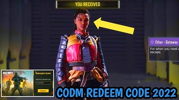 New Working Redeem code codm 2022 | codm Redeem code 2022 | Call of Duty Mobile Redeem code