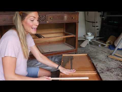 How to Repair a Wood Drawer Slide on a Vintage Dresser