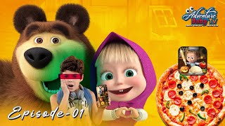 Masha and the Bear Pizza Maker Game | Episode - 01 | #mashandbear #masha&bear #pizzamaker #pizza screenshot 4