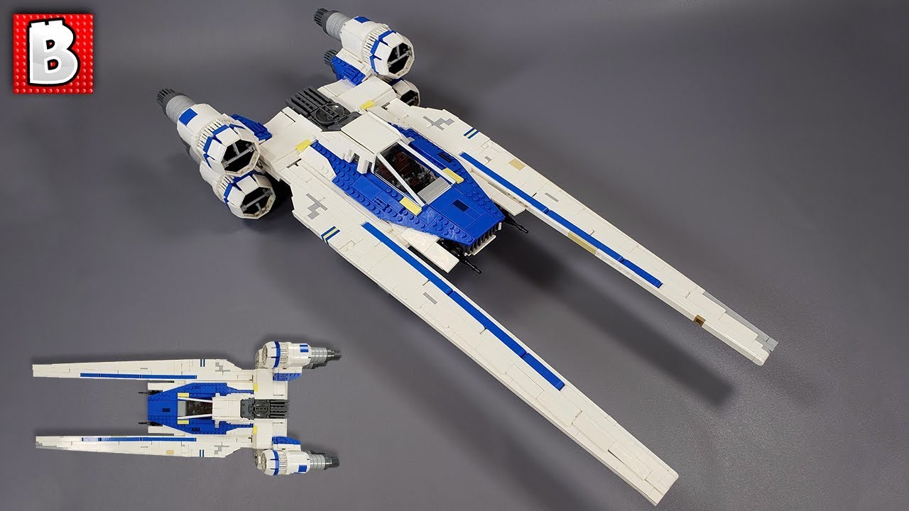 LEGO U-wing Starfighter Custom Build Review!