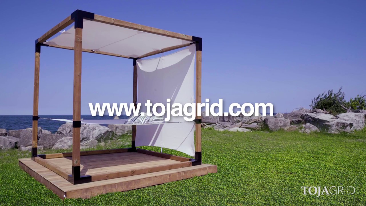TOJA GRID pédagogique video de construire une hammock DIY en 45