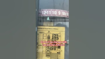 On load tap changer with tap position indicator #substation #youtubeshorts #viral #trendingshorts