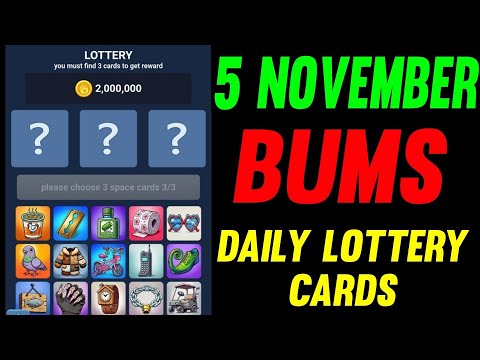 Bums Daily lottery