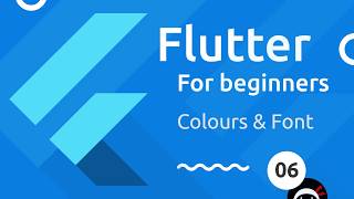 Flutter Tutorial for Beginners #6 - Colours & Fonts screenshot 4