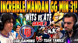 LGD GAMING vs TEAM YANDEX [GAME 3] BO3 - WITS, SUMAIL vs WATSON, ATF - BLAST SLAM VIII DOTA 2