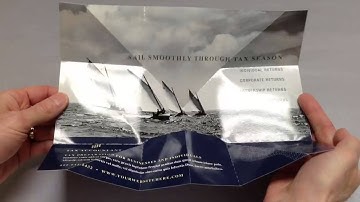 Exploding Page Direct Mail Design - Smooth Sailing